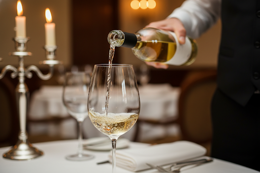 Servicio de vinos de Galicia en Rúa Café
